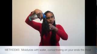 3 METHODS TO RETAIN MOISTURE IN LOCS [upl. by Oys]