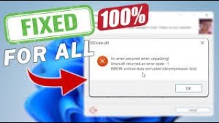 How to Fix All missingDLL files error on All PC Games Unarcdll Error Codes Windows 11108 7 [upl. by Reseta659]