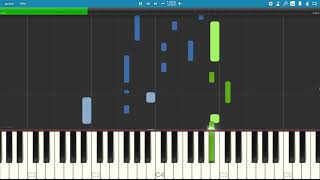 Robin Schulz x Alligatoah  Willst du mit mir Drogen nehmen  Synthesia  Piano Tutorial  BODO [upl. by Fiedler321]