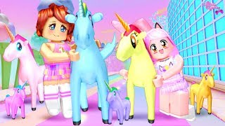 NOVA CIDADE DOS UNICÓRNIOS Roblox Unicorne City [upl. by Mollie]