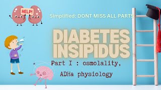 Diabetes insipidus part 1 osmolality and ADH hormone First clear your basics [upl. by Seif]