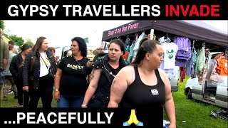 Gypsy Travellers Suffer Prejudice From Local Snobs  600 Year Old Stow Horse Fair [upl. by Ades881]