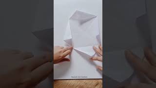 Easy Paper Boomerang How to make a Returnable paper Boomerang step by step shorts [upl. by Dewayne]