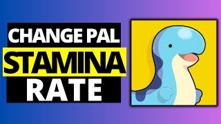 How To Change Pal Stamina Reduction Rate on Palworld [upl. by Florentia362]