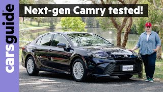 Uber good Toyota Camry Hybrid 2025 review Nextgen family car keeps fourdoor sedan alive for now [upl. by Rehsa]