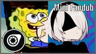 SER ASERTIVO Bob Esponja y Yorha2B Mini Fandub  BlackMasterStein [upl. by Buzz]