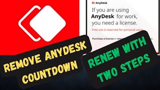 Remove AnyDesk Countdown  AnyDesk License Warning Reset  Anydesk Renew with two steps itkoustav [upl. by Garald]