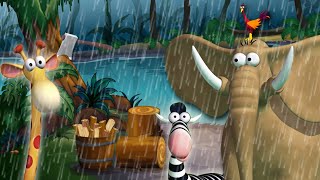 Gazoon  Storm In The Jungle  Jungle Adventure  Funny Animal Cartoons For Kids [upl. by Nodearb]