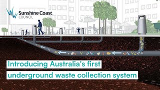 Australias first underground waste collection system [upl. by Vani]