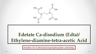 Edetate Cadisodium Edta uses antidote effects mechanism indications and ADRs ☠ [upl. by Freda523]