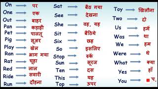 Word meaning Hindi to English youtubeshort english englishgrammar [upl. by Hinch]