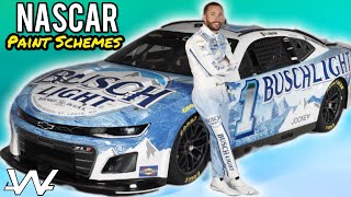 NEW 2024 NASCAR PAINT SCHEMES [upl. by Chung]