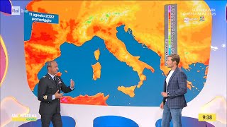 Il Meteo  Unomattina Estate  10082022 [upl. by Gudren]