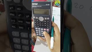 Cara Menggunakan Kalkulator Ilmiah joyko calculator shorts [upl. by Zerep]