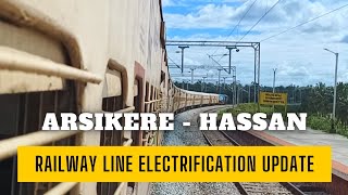 Arsikere Hassan Railway Electrification [upl. by Wons]