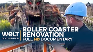 Major ROLLER COASTER Coaster Renovation  The Return Of Colossos  Full Documentary [upl. by Annaujat]