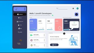 JavaFX UI UX Dashboard [upl. by Seyer]