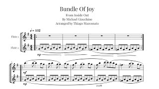 BUNDLE OF JOY Inside Out  Flute duet [upl. by Fisa]