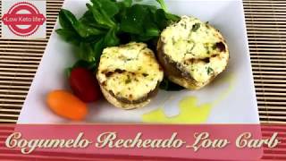 Cogumelo recheado Low Carb [upl. by Aerona]