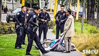 Santa Monica Police Resolve Incident Involving Homeless Individual No Arrests Made [upl. by Turk188]