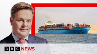 China asks Iran to rein in Houthi attacks in Red Sea according to Iranian officials  BBC News [upl. by Relyat127]