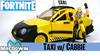 TAXI with CABBIE 2021   Fortnite 4 inch Action Figure Review  Jazwares [upl. by Taran]