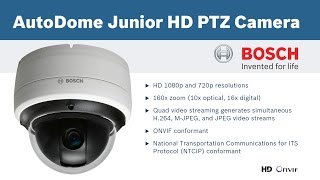 Bosch Junior Autodome HD PTZ Camera  Testing PTZ functionality in Nicosia Cyprus [upl. by Cristy]