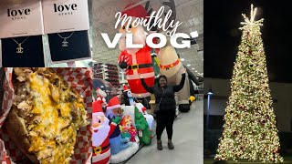 Monthly Vlog Shop wMe For A Christmas Tree amp Decor  Finally Checking On My Camera  Haul  CampC TV [upl. by Aphra]