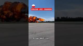 Polish M346 Jet Plane CRASHES jet poland crash shorts [upl. by Yablon500]