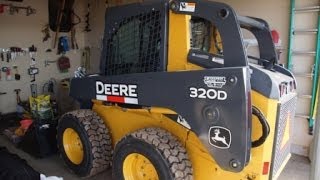 John Deere Skid Steer 320D with LifeMaster Tires [upl. by Lamhaj]