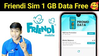 Friendi Sim Get 1 GB Free Data  1 Gb Free Friendi Sim Card  Virgin Mobile Sim 1 Gb Free Internet [upl. by Carrillo143]