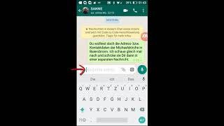 WhatsApp Grundlagen 37 Nachrichten oder Text  Textpassagen  kopieren [upl. by Lorenza]