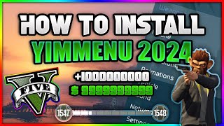 GTA 5  HOW TO INSTALL YIM Menu In 2024  Installing YIM Mod Menu In GTA 5  EASY PC MOD [upl. by Blinny216]