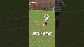 IS THIS A PENALTY penalty referee sundayleague football foul redcard yellowcard [upl. by Atnauqahs]