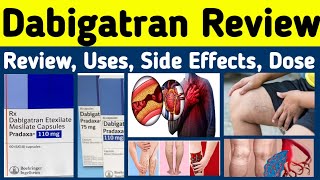 Dabigatran 150 mg 110 mg 75mg uses in hindi  Review Pradaxa 150 mg hindi  Side Effects Dose [upl. by Peednus339]