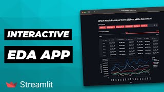 Building an interactive EDA app with a movies dataset [upl. by Enaile]