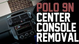 VW Polo 9N Centre Console Removal  In Depth Tutorial [upl. by Maclay]