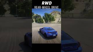 FWD VS AWD VS RWD rally shorts gta5 automobile driving fivem jdm [upl. by Avek571]