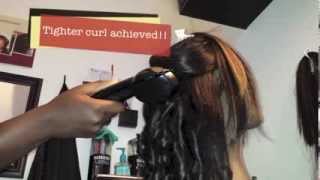 Beliss Pro Curl Genius Curl Wand Curler Tutorial [upl. by Yetak]