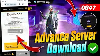 😍 Free Fire Ob47 Advance Server Kaise Download Karen  How To Download Ff Advance Server Ob47 [upl. by Pammy]