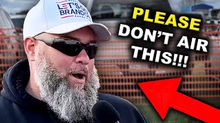 Trump Supporter Realizes How OFFENSIVE He Sounds PANICS [upl. by Bibah]