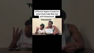 Different types of parents when they help their kid with homework [upl. by Dibri]