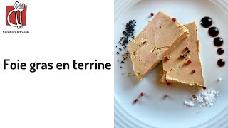 Foie gras en terrine [upl. by Bramwell]