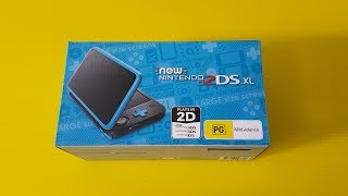 New Nintendo 2DS XL 2017 Unboxing [upl. by Egdirdle]