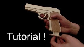 Tutorial M9 rubber band gun [upl. by Sivartal]