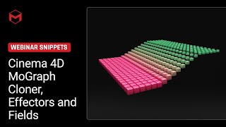 Cinema 4D MoGraph Cloner Effectors and Fields [upl. by Alage]