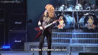 Megadeth  Ashes in Your Mouth Live San Diego 2008 HD Subtitulos Español [upl. by Eedahs]