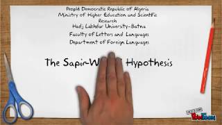 The Sapir Whorf Hypothesis [upl. by Frazier]