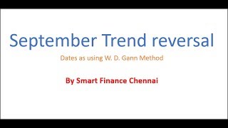 September Trend change Dates as using W D Gann Method [upl. by Nomyad862]