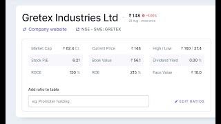 Gretex Industries Ltd [upl. by Dollar646]